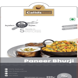 CALID'S FOOD-PANEER BHURJI READY TO EAT-70 gm ( PACK OF 2 )