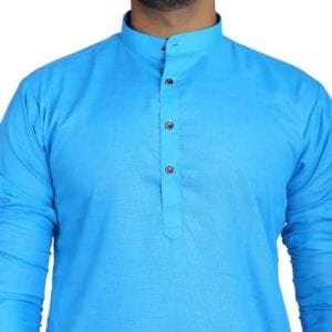 Buy Online Cotton Kurta Pajama Traditional Dark Blue|Swadeshibabu