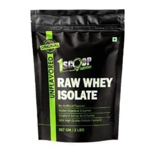 1 SCOOP NUTRITION-RAW WHEY ISOLATE POWDER 90% CONCENTRATE SUPPLEMENTS-907gm