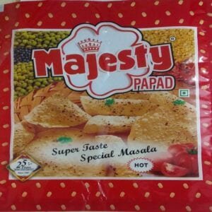 MAJESTY PAPADS-SUPER TASTE SPECIAL MASALA PAPAD-500gm