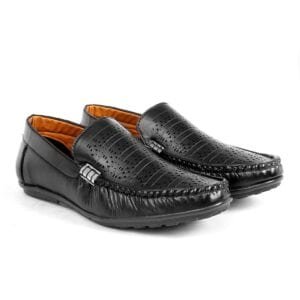 BAXXICO- MEN'S BOY'S CASUAL STYLISH LOAFER SHOES-BLACK (602)