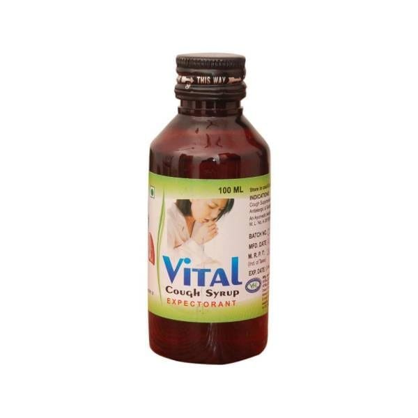 VITALIZE HERBS-VITAL HERBAL COUGH SYRUP-200 ml ( Pack Of 2)