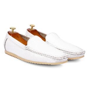 BAXXICO-MEN'S BOY'S CASUAL LOAFER-WHITE (579)