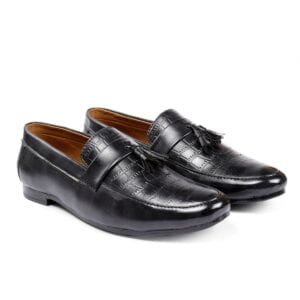 BAXXICO-MEN'S FORMAL PU LEATHER LOAFER & MOCASSINS-GRAY (576)