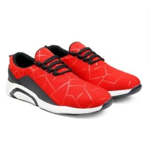 BAXXICO-MEN'S CASUAL CANVAS MATERIAL SPORTS SHOES-RED (609)