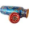 RASTOGI HANDICRAFTS-HAND PAINTED PURE COPPER WATER BOTTLE-RED & BLUE (PACK OF 2)