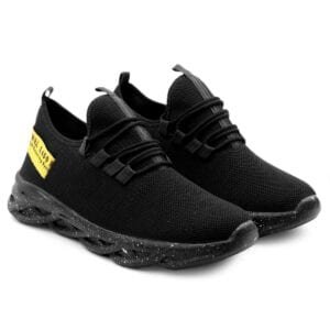 BAXXICO-MEN'S CASUAL MESH MATERIAL SPORTS SHOES-BLACK (681)