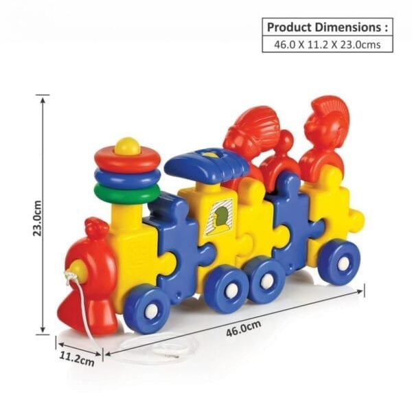 KHELO KUDOO-KID'S MY FIRST TRAIN TOY-MULTICOLOUR