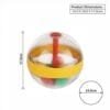 KHELO KUDOO-KID'S BABEE BOLL TOY-YELLOW & RED