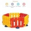 KHELO KUDOO-KID'S PLAY PEN NEW TOY- RED & YELLOW