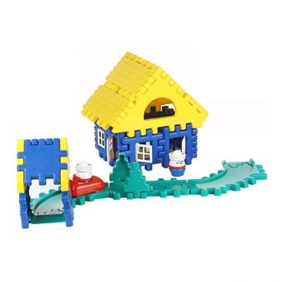 KHELO KUDOO-KID'S BUILD A HOME TOY-MULTICOLOUR