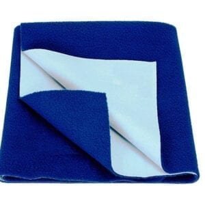 V S RETAILER-QUICK DRY WATERPROOF BED PROTECTOR DRY SHEET-ROYAL BLUE