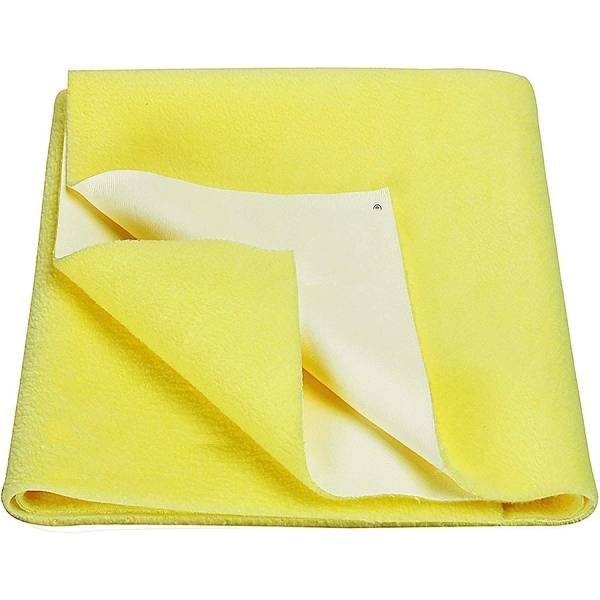 V S RETAILER-QUICK DRY WATERPROOF BED PROTECTOR DRY SHEET-YELLOW