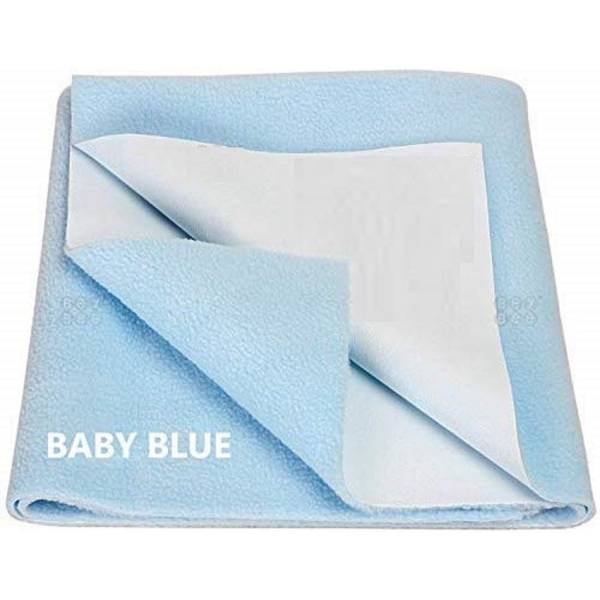 V S RETAILER-QUICK DRY WATERPROOF BED PROTECTOR DRY SHEET-BABY BLUE
