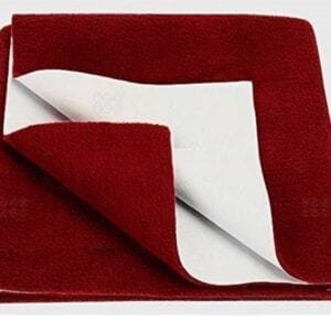 V S RETAILER-QUICK DRY WATERPROOF BED PROTECTOR DRY SHEET-MAROON