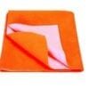 V S RETAILER-QUICK DRY WATERPROOF BED PROTECTOR DRY SHEET-PEACH