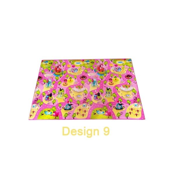 STRAWBERRY STOP-KID'S 6*4 SYNTHETIC FRAGRANCE CARPET MAT-DESIGN 9