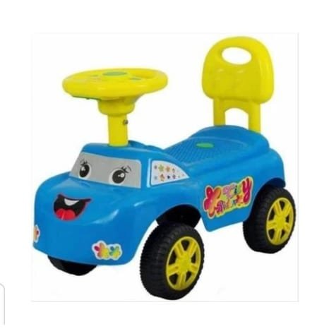 STRAWBERRY STOP-KID'S KIDDIE RIDE CAR-BLUE