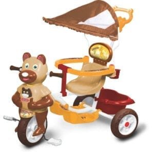 Kid Tricycle:- Junglee Bear Tricycle Multicolor @ Swadeshibabu