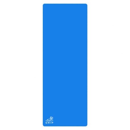 GRIPYOGA-UNISEX 10 MM THICKNESS PLAIN CORK YOGA MAT-BLUE