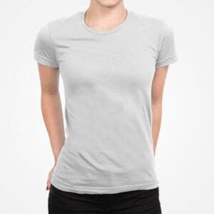 GRIPYOGA-WOMEN'S REGULAR FIT YOGA POLYESTER T-SHIRT-WHITE (Pack Of 4)