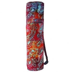 GRIPYOGA-UNISEX SUEDE DESIGN PRINTED YOGAMAT BAG-MULTICOLOR