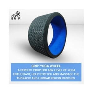 GRIPYOGA-UNISEX YOGA WHEEL FOR PERFECT YOGA ENTHUSIAST-BLUE