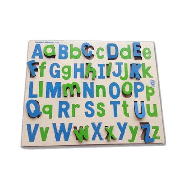 STRAWBERRY STOP-KID'S COMBINED ALPHABET TRAY-MULTICOLOR