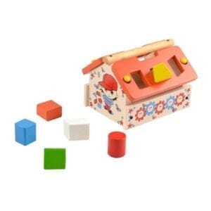 STRAWBERRY STOP-KID'S WOODEN PAINTED HUT-MULTICOLOR