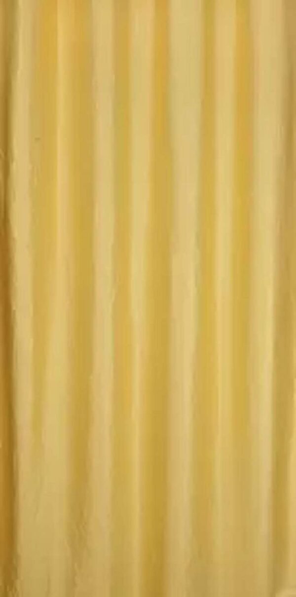 CURTAIN DECOR-SOLID FAUX SILK POLYESTER CURTAIN-YELLOW (PACK OF 2)