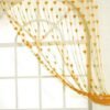 CURTAIN DECOR-GEO NATURE POLYESTER 7 FT DOOR CURTAIN-YELLOW (PACK OF 2)