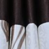 CURTAIN DECOR-POLYESTER PEARL DESIGN PRINT CURTAIN-BROWN (PACK OF 2)