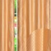 CURTAIN DECOR-POLYRESIN MORPANKH PUNCHING CURTAIN-GOLD (PACK OF 2)