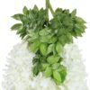 WOODZONE-ARTIFICIAL WISTERIA VINE HANGING FLOWER STRINGS-WHITE