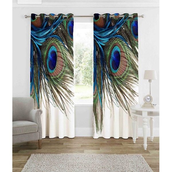 CURTAIN DECOR-POLYESTER GOD GRACE CURTAIN-MORPANKH (PACK OF 2)