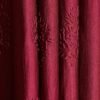 CURTAIN DECOR-POLYESTER TREE FLORAL PUNCH CURTAIN-MAROON (PACK OF 2)