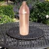 Prisha India Craft-Bislery Design Copper Water Bottle-Brown (800 ml)