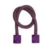 Reyansh Decor-Modern Curtain Solid Tassels (Hooks)-Purple (Pack Of 2)