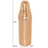 Prisha India Craft-Pure Copper Water Bottle With Drinkware-Pack Of 2 (800 ml)