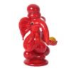 Beckon Venture-Handcrafted Lord Ganesha Statue For Car Dashboard-Red