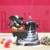Beckon Venture-Lord Ganesha Backflow Incense Burner Idol-Orange