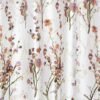 Reyansh Decor-Polyester Blend Leaves Eyelet Curtain-Orange Leaf (Pack Of 3)