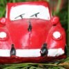 Beckon Venture-Handcrafted Cute Car Shaped Planter-Red