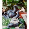 Beckon Venture-Baby Elephant Showpiece For Home Decor-Black