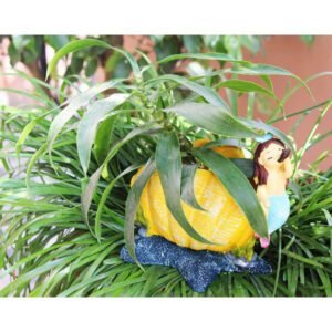 Beckon Venture-Handcrafted Cute Star Mermaid Shaped Planter-Multicolor
