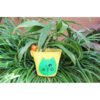 Beckon Venture-Handcrafted Cute Cat Shaped Planter-Yellow