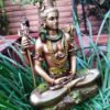 Beckon Venture-Handcrafted Microfabric Lord Shiva Statue-Multicolor