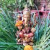 Beckon Venture-Handcrafted Lord Ganesha Statue Showpiece-Multicolor