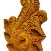 Mukherjee Handicraft-Terracotta Decorative 7 Diwali Diya Tray-Brown