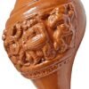 Mukherjee Handicraft-Handmade Terracotta Shankh For Pooja-Brown